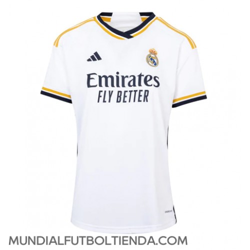 Camiseta Real Madrid Primera Equipación Replica 2023-24 para mujer mangas cortas